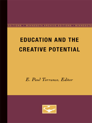 cover image of Education and the Creative Potential